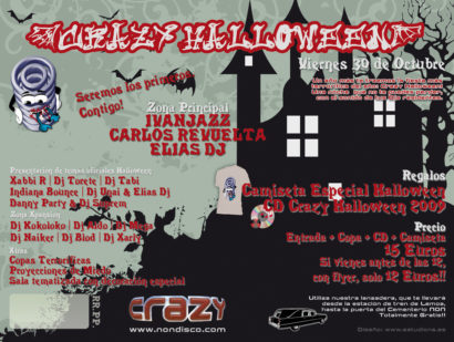 20091030 Flyer Crazy Octubre 09 Crazy Halloween