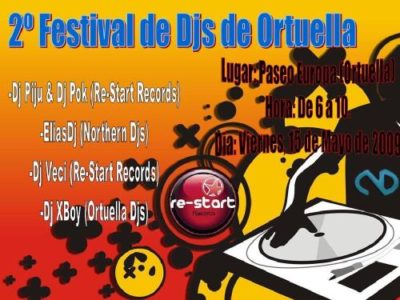 Flyer 2º Festival de Djs de Ortuella